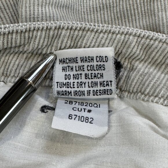 Lei Jeans Womens Size 1 Tan Corduroy Flare Bootcut Leg Mid Rise 100% Cotton Y2K - Picture 13 of 13